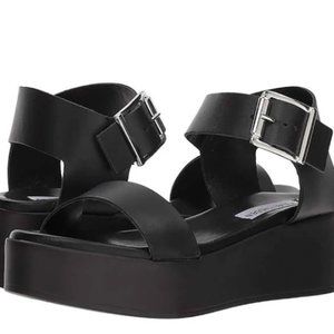 Steve Madden Recover Leather Platform Sandals
